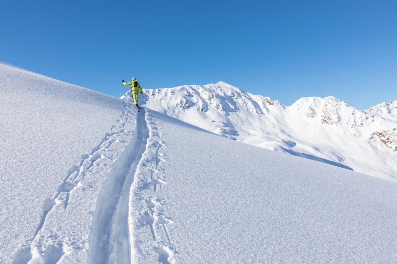 scialpinista in Val Tartano