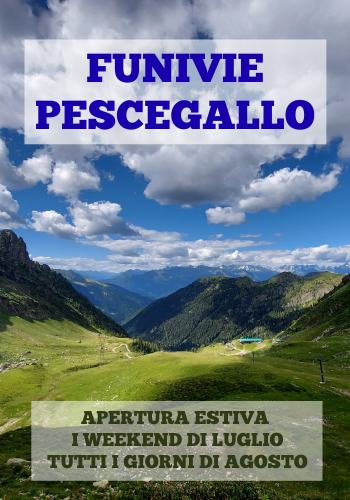 FUNIVIE PESCEGALLO apertura estiva