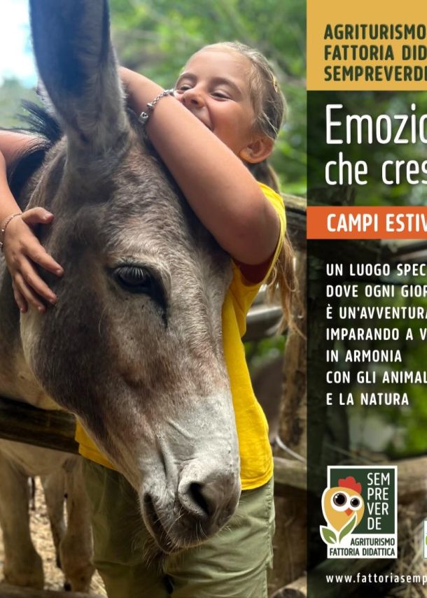 Campi estivi fattoria didattica sempreverde