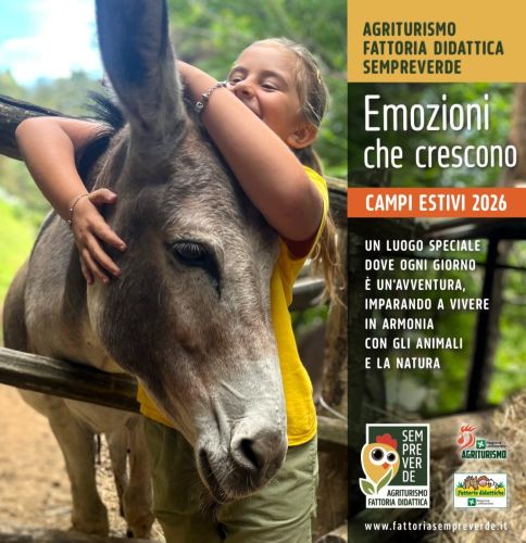 Campi estivi fattoria didattica sempreverde