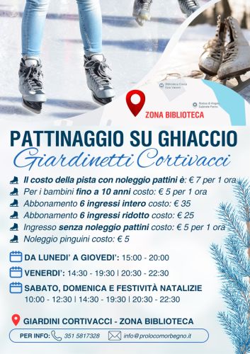 pattinaggio su ghiaccio a Morbegno