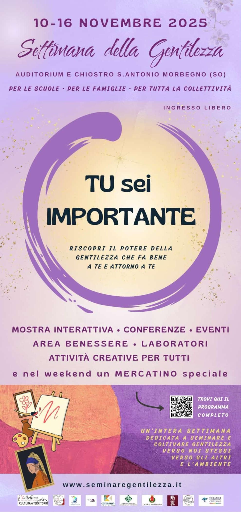 Una settimana dedicata a seminare gentilezza con tanti eventi e laboratori