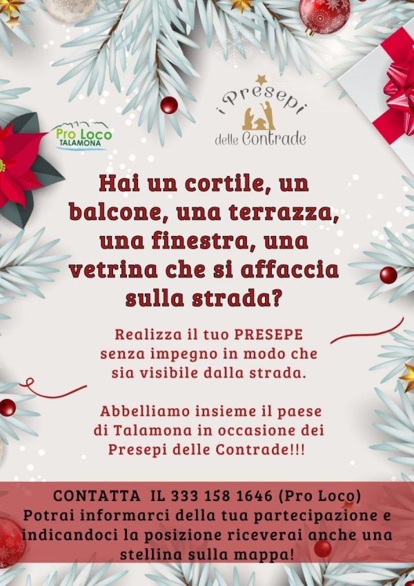 Allestimento dei presepi a Talamona