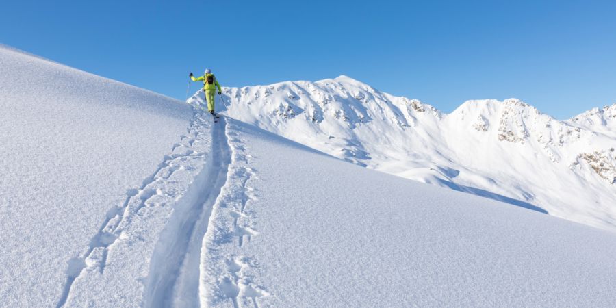 scialpinista in Val Tartano