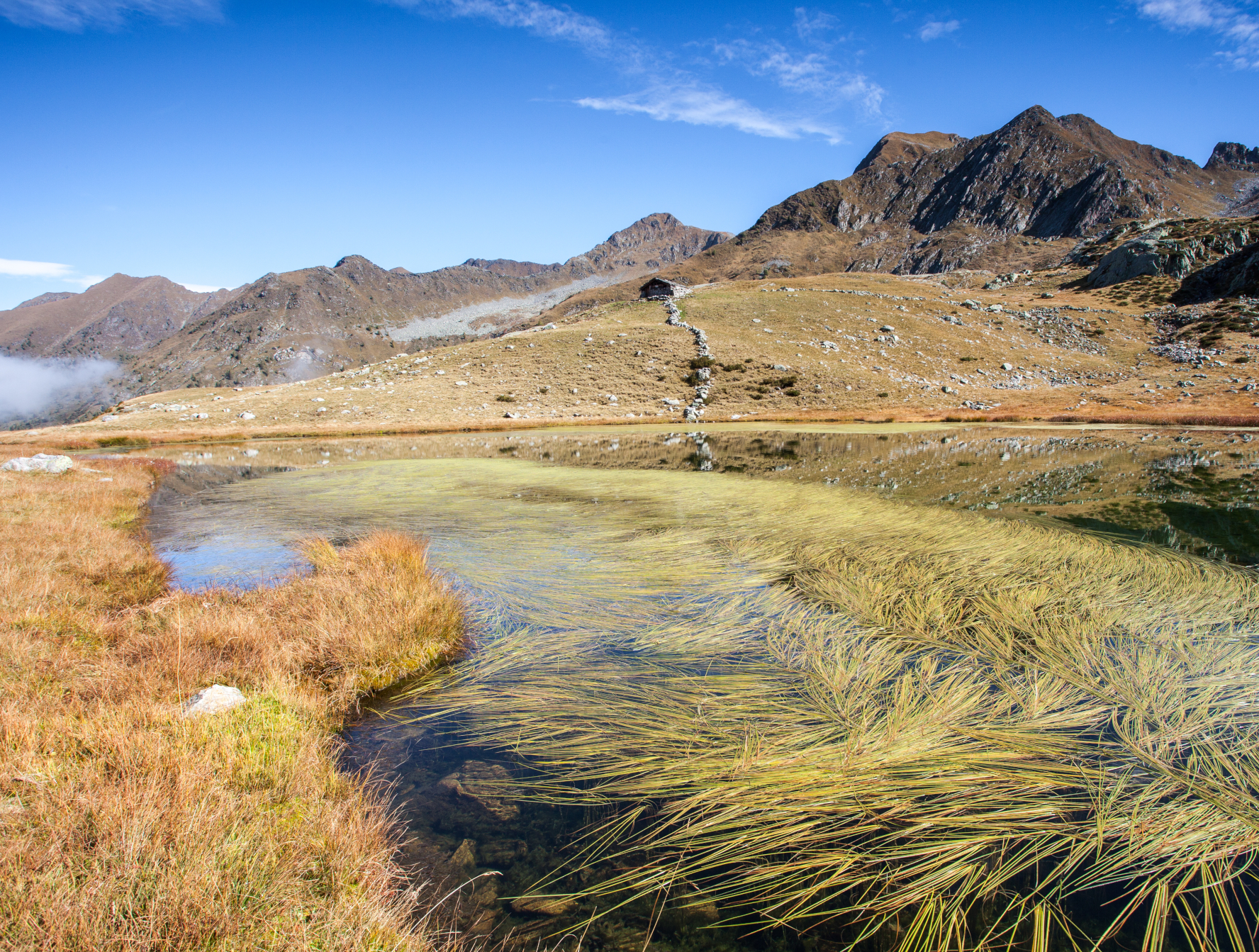 lago di porcile in val tartano