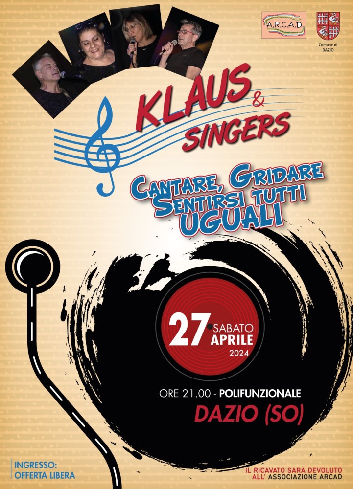 Concerto di Klaus & singers a Dazio