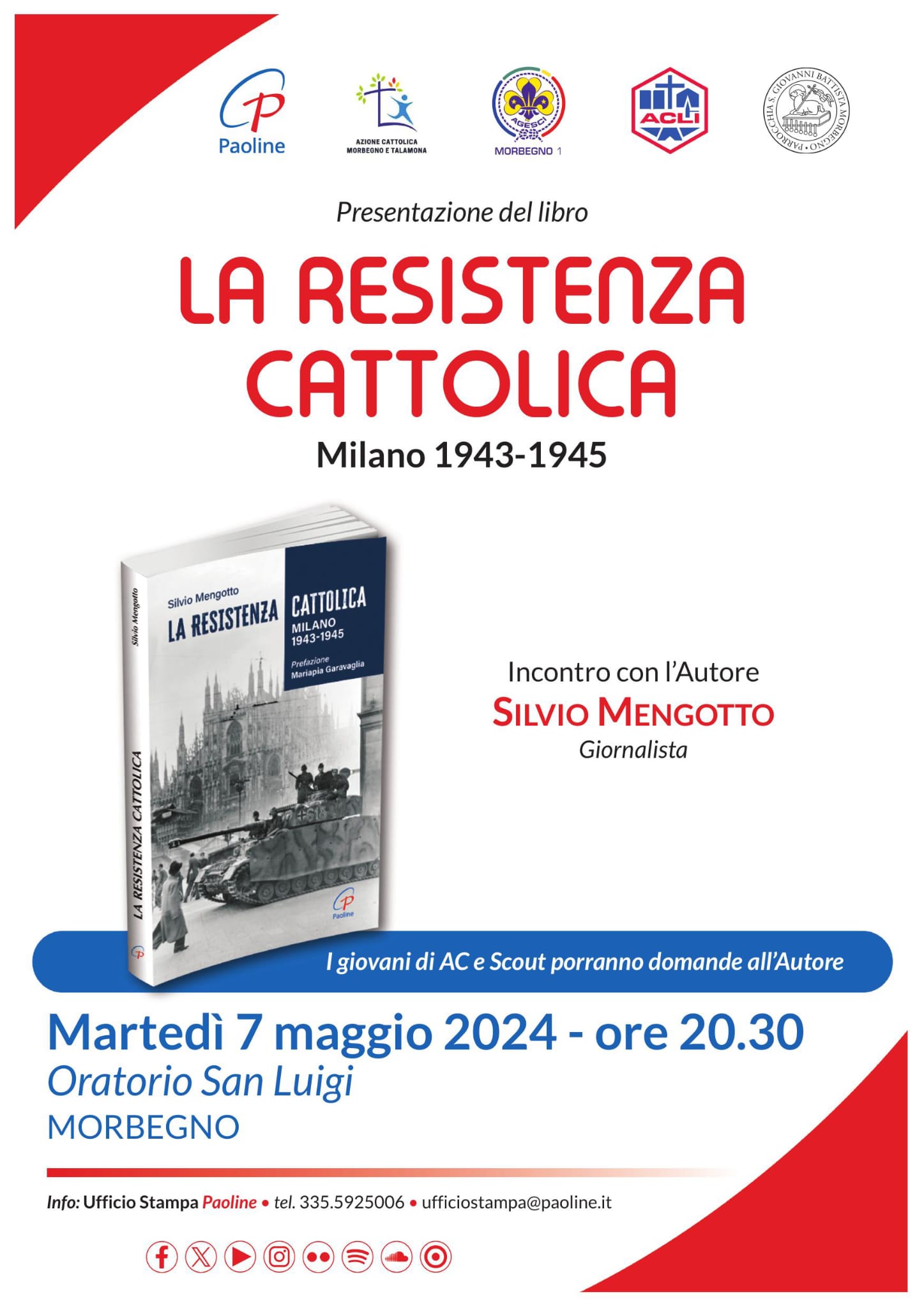 Presentazione del libro "La resistenza cattolica"