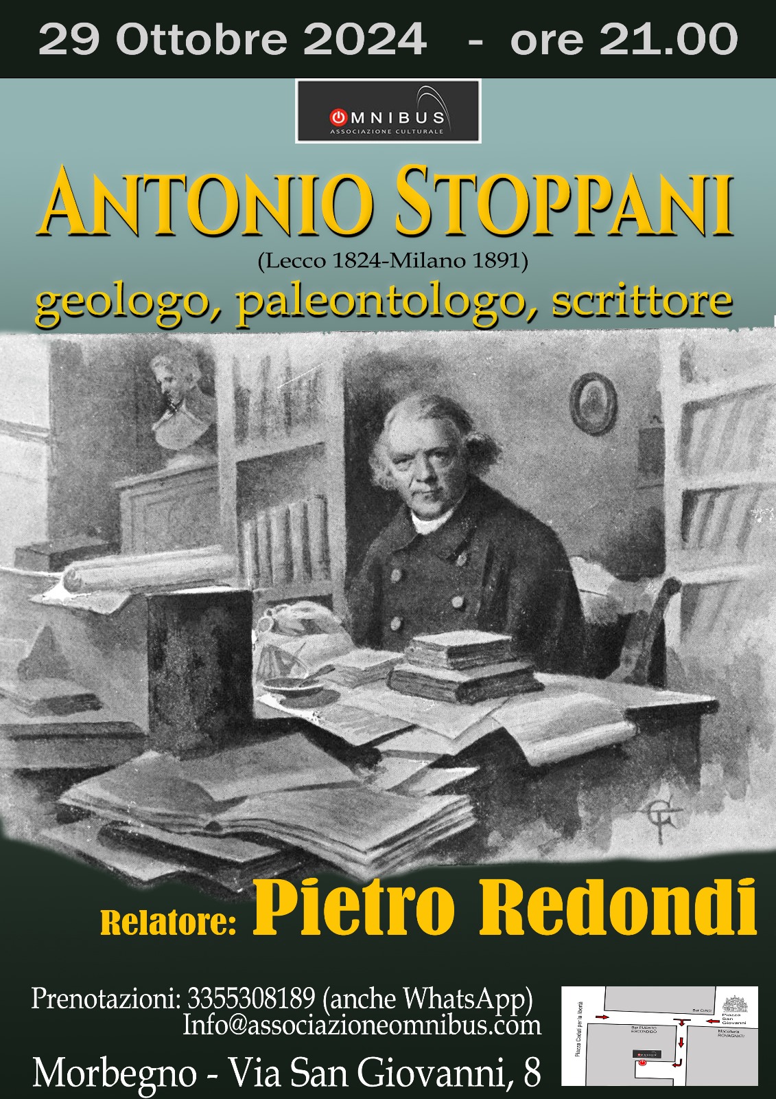 Incontro dedicato ad Antonio Stoppani