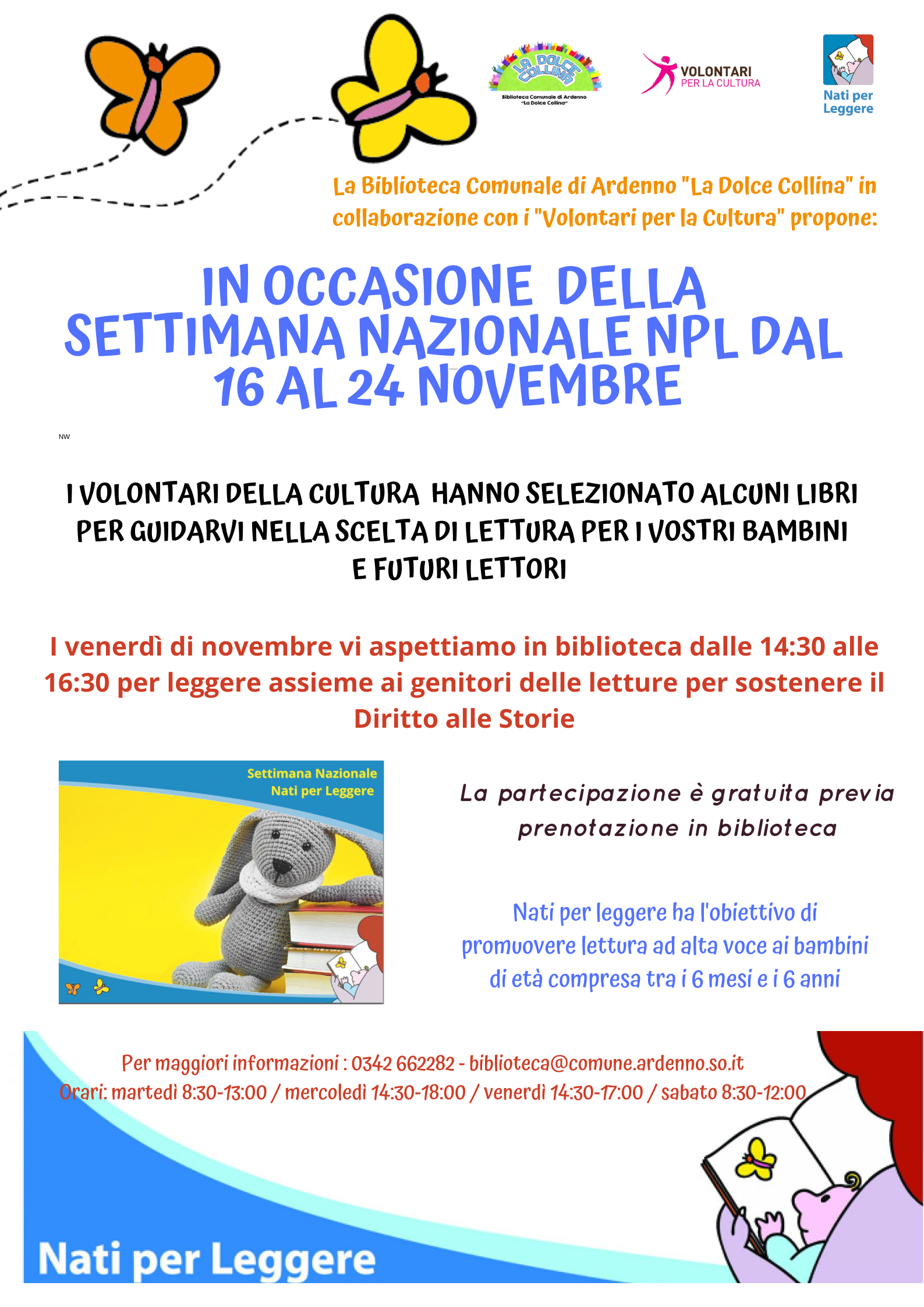 Letture ad alta voce per bambini