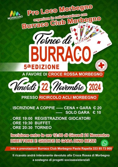 Torneo di Burraco a Morbegno