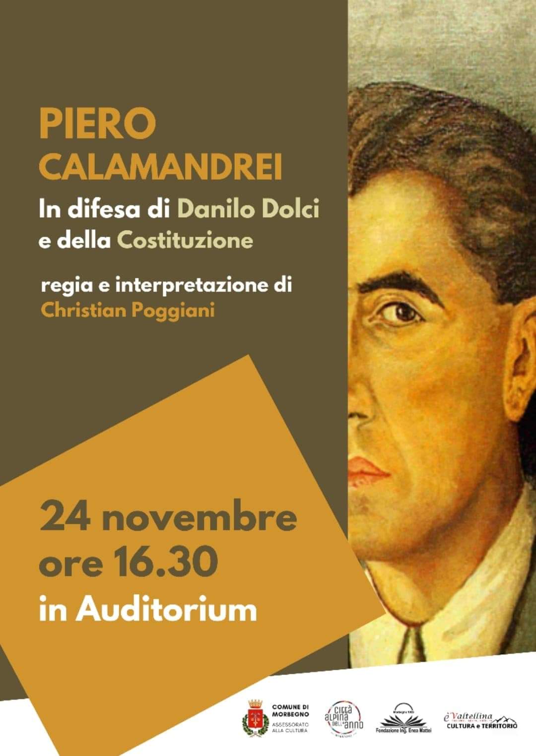 Presentazione del filmato (?) realizzato a partire dal libro di Piero Calamandrei "In difesa di Danilo Dolci"