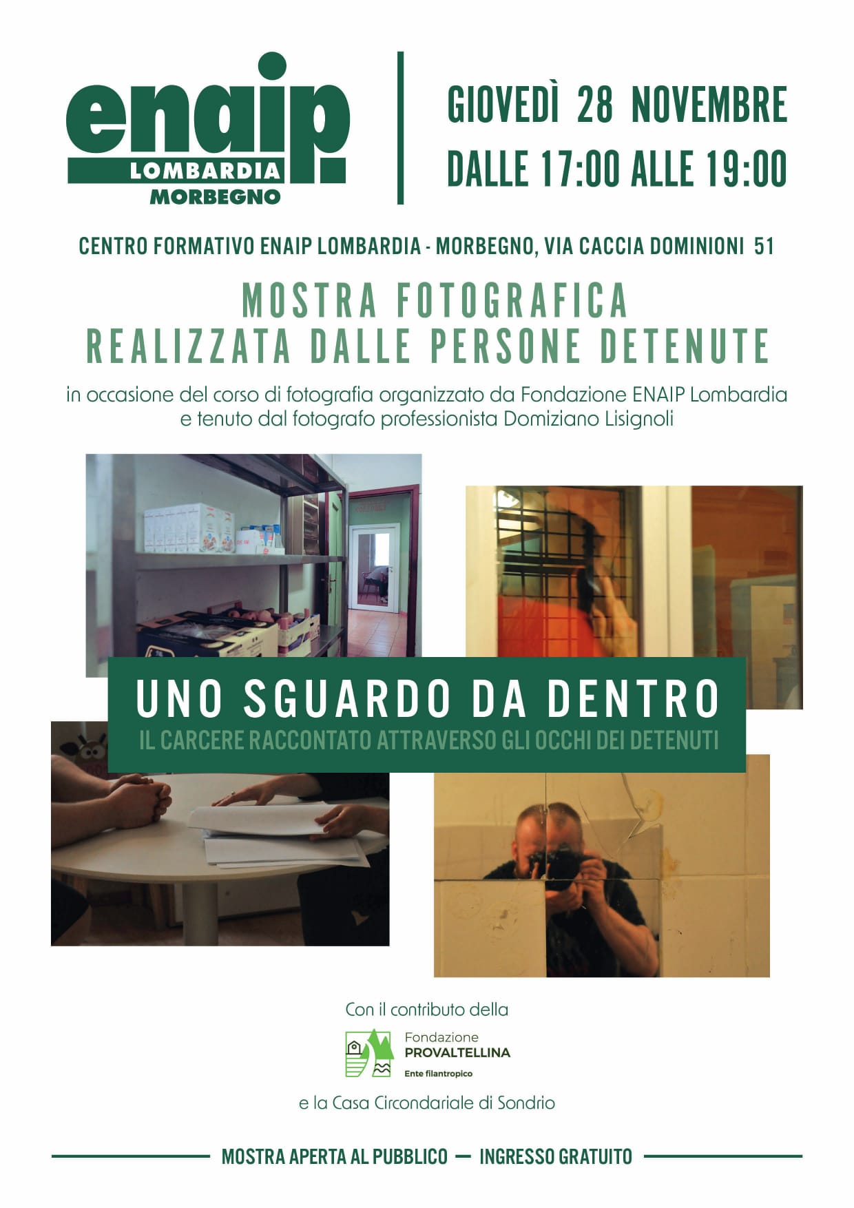 Mostra fotografica realizzata dalle persone detenute