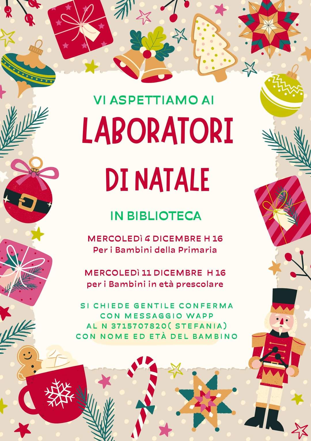 laboratori natale piantedo