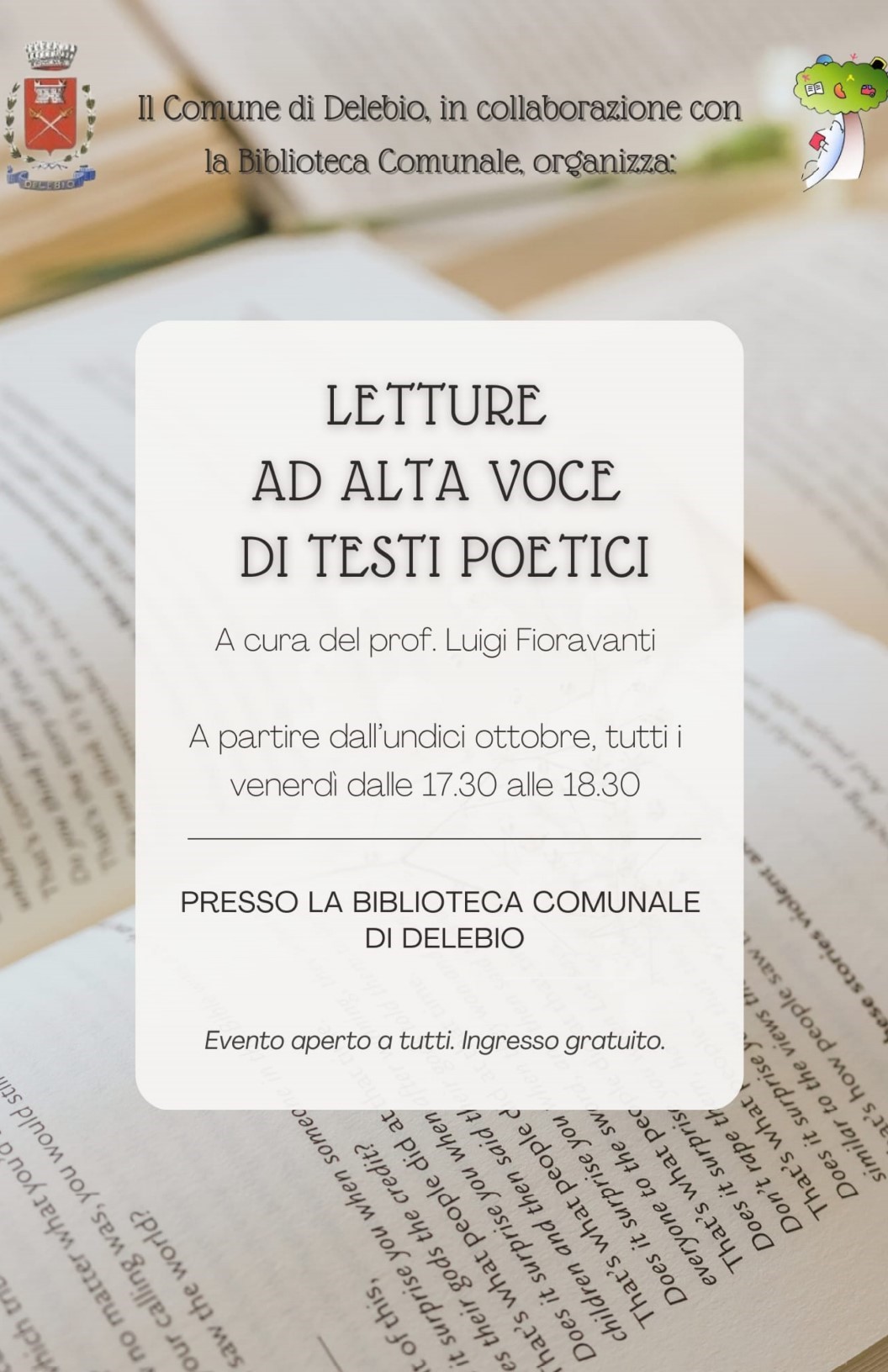 Letture ad alta voce a cura del prof. Fioravanti