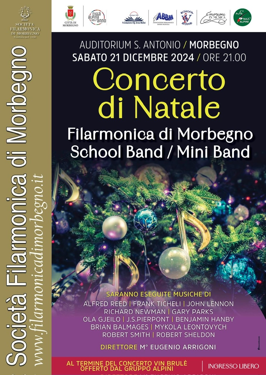 Concerto di Natale della Filarmonica di Morbegno