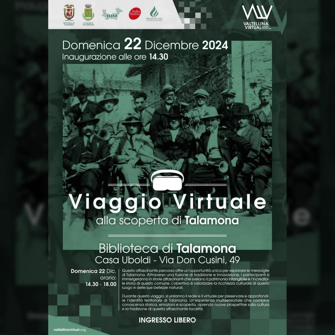 Viaggio virtuale alla scoperta di Talamona