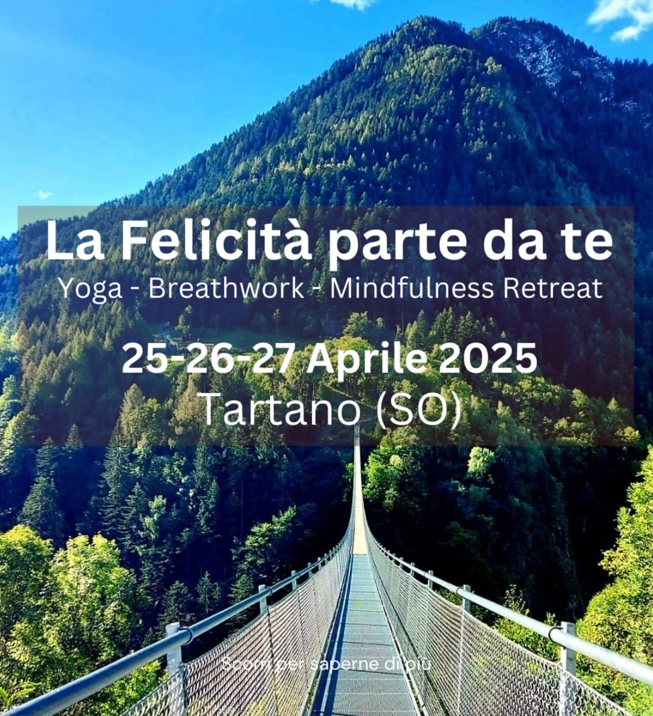 3 giorni di yoga e meditazione in Val Tartano