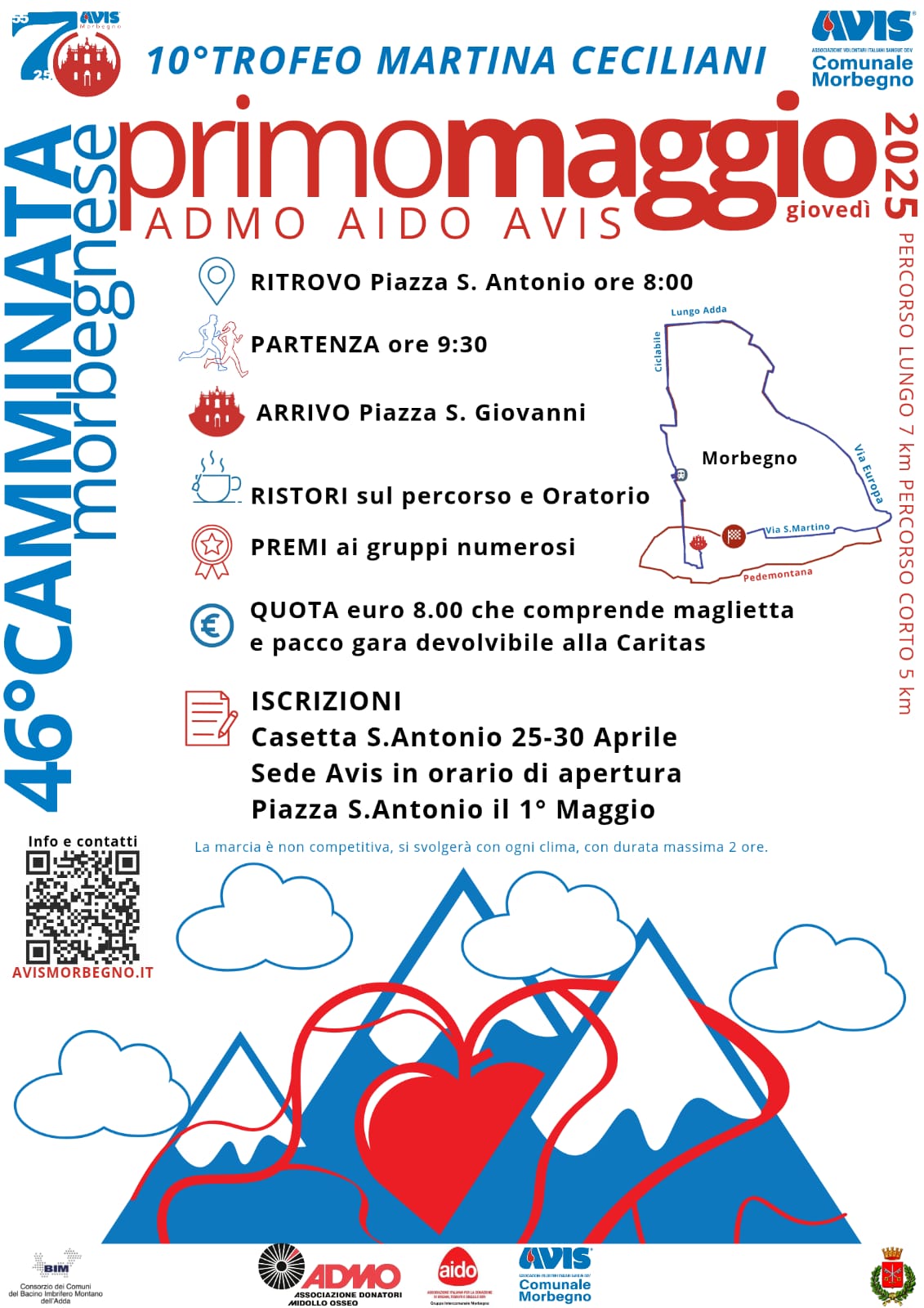 Camminata Avis in ricordo di Martina Ceciliani
