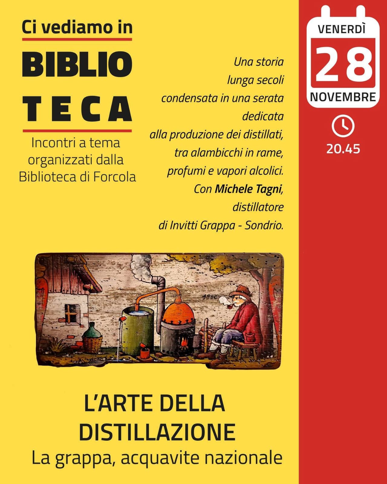 Incontro a tema a cura della biblioteca di Forcola