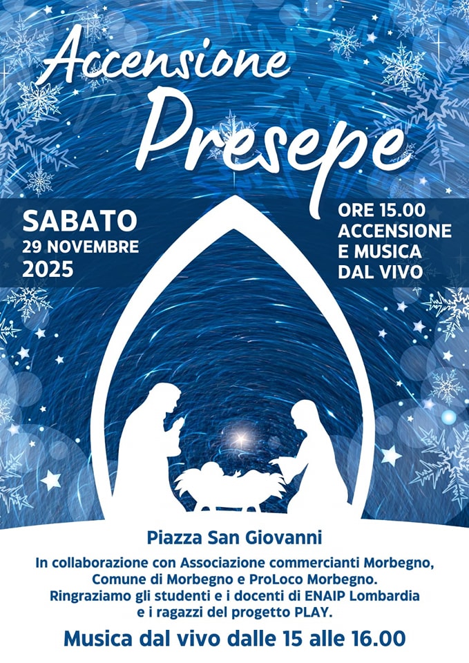 Accensione presepe