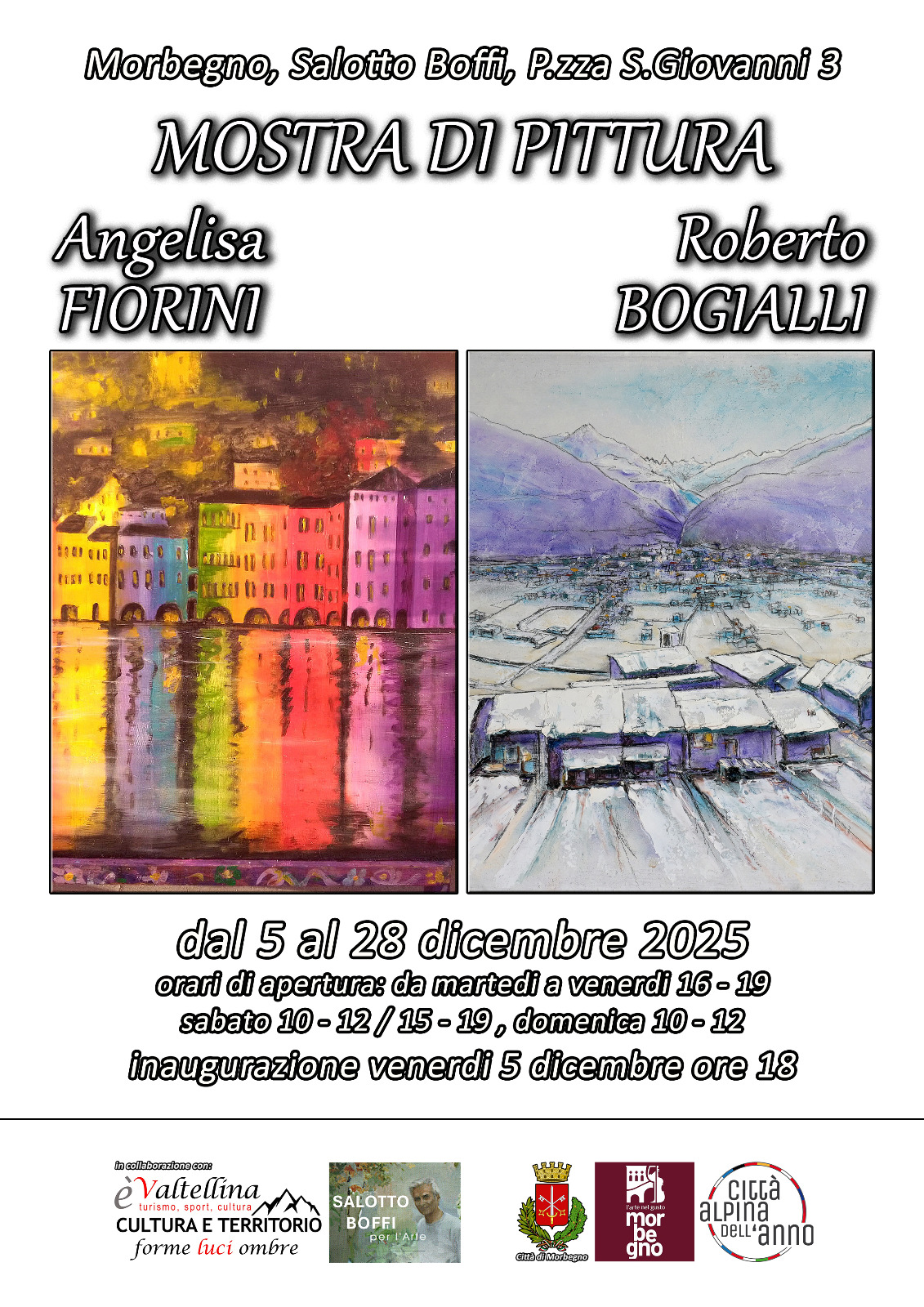 Mostra di pittura di Angelisa Fiorini e Roberto Bogialli 