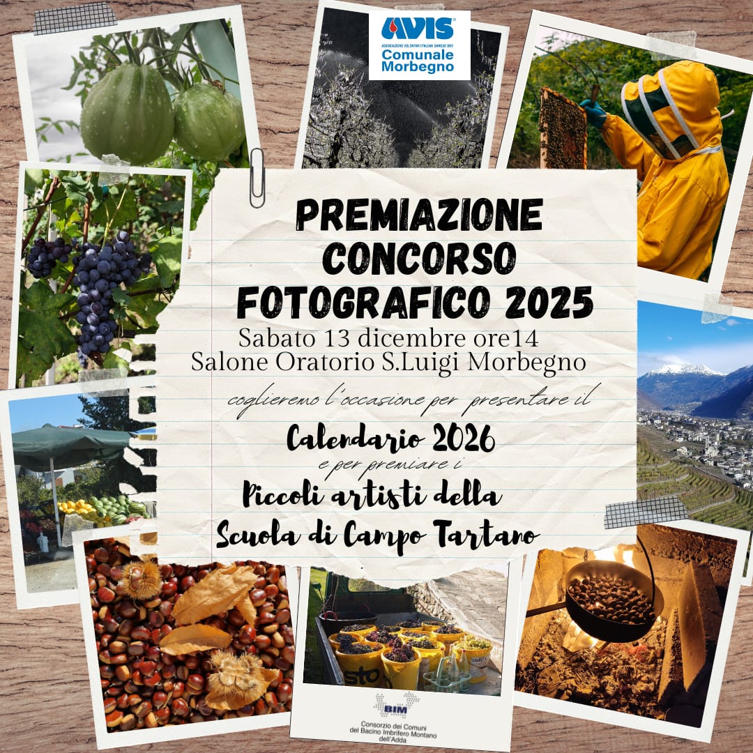 Premiazione concorso fotografico AVIS