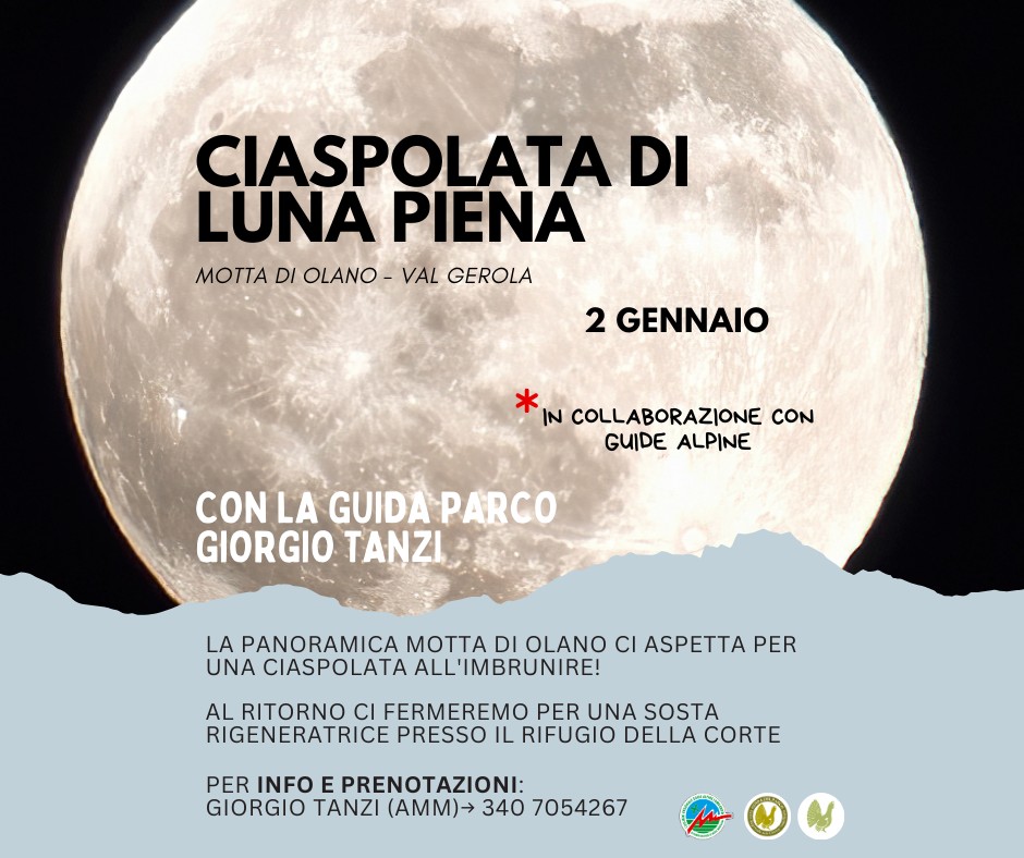 Ciaspolata Luna piena