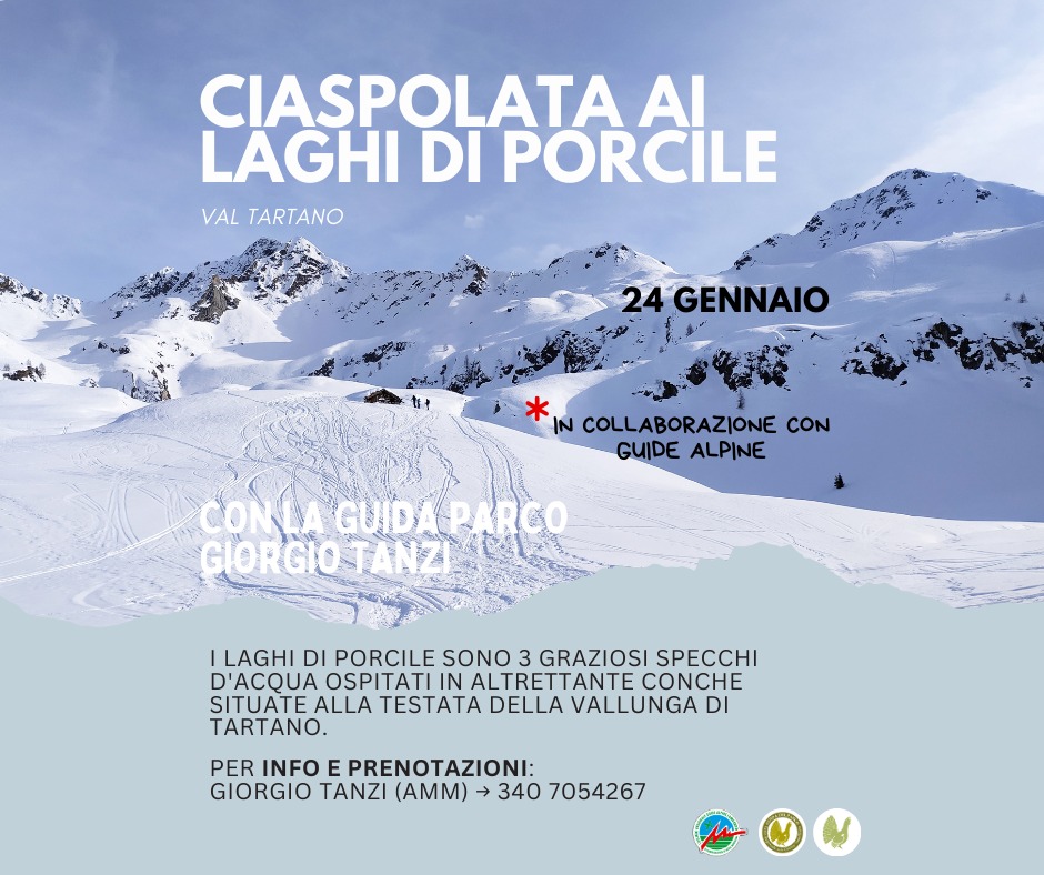 Ciaspolata Laghi Porcile