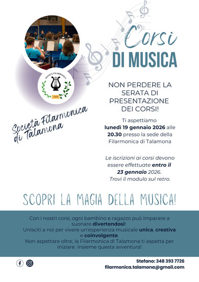 Presentazione dei corsi di musica per bambini