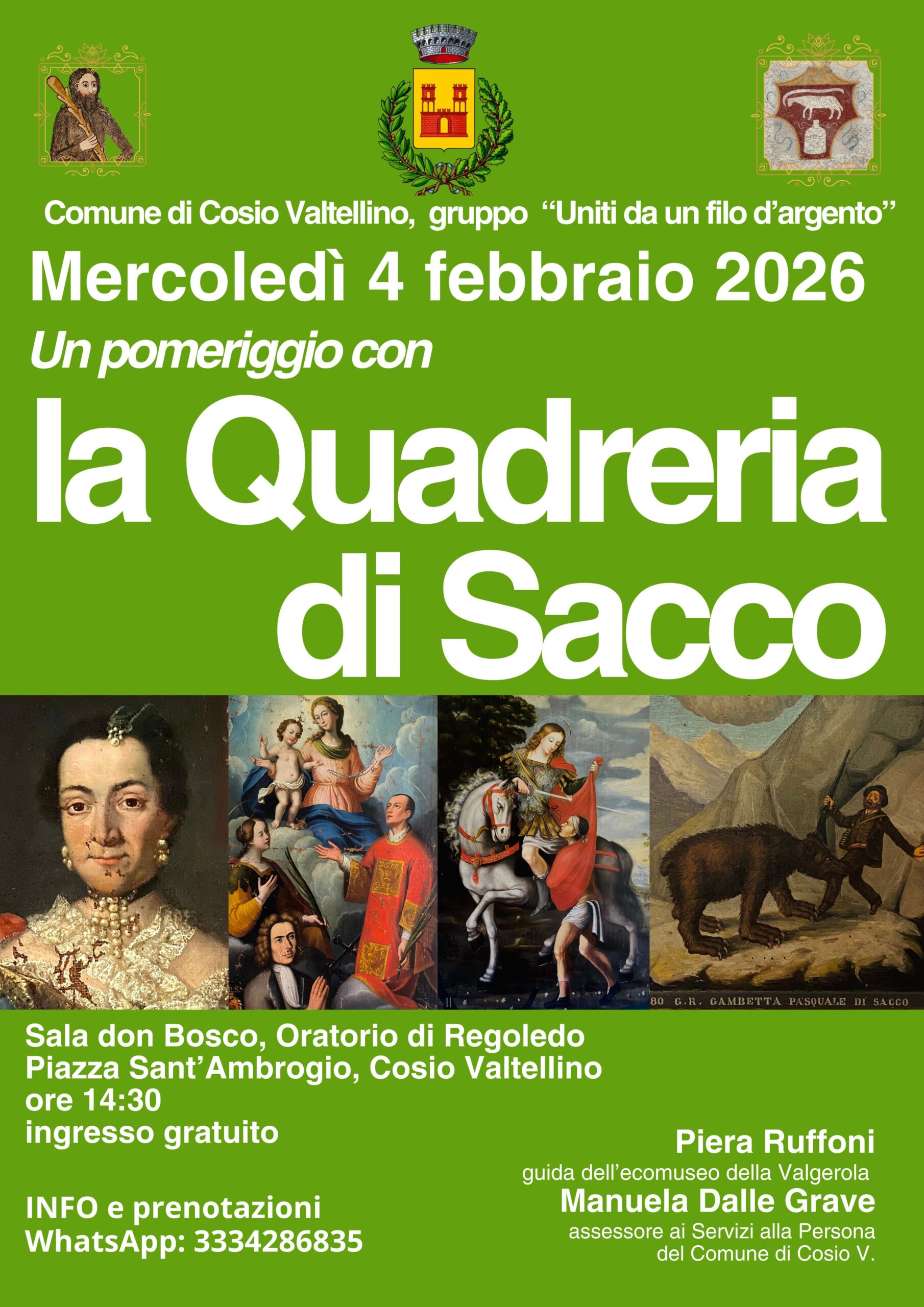 La storia e le opere della Quadreria di Sacco