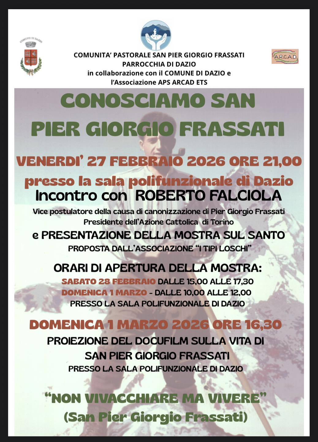 Mostra e docufilm a Dazio