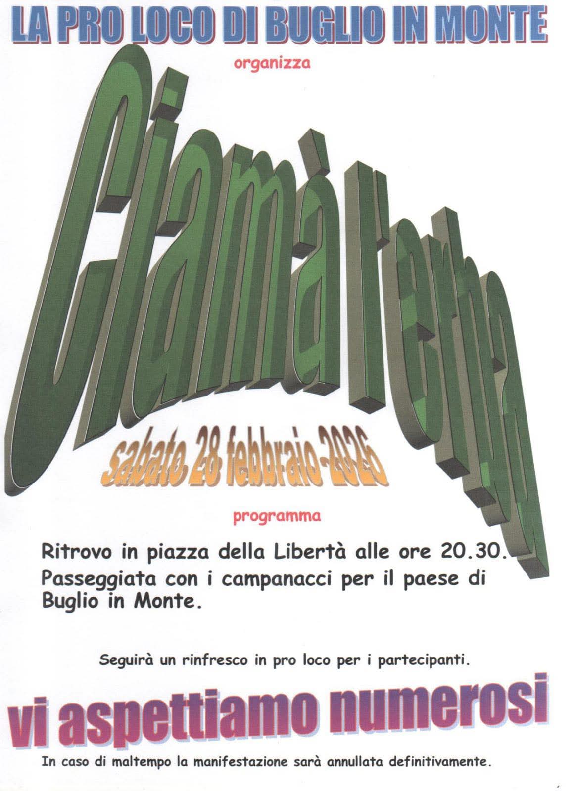 Passeggiata con i campanacci in paese