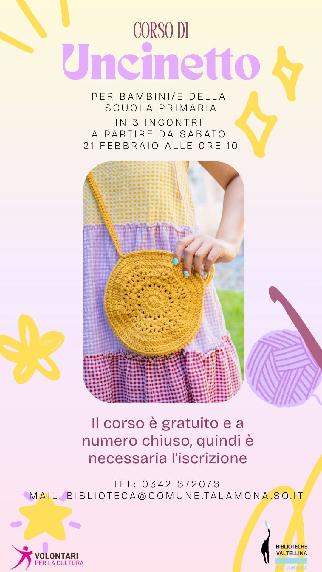 Corso di uncinetto per bambini