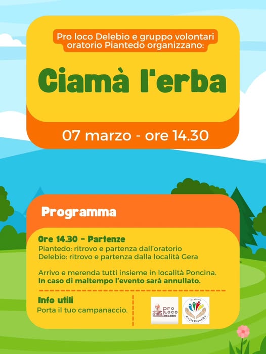 ciamà l'erba delebio