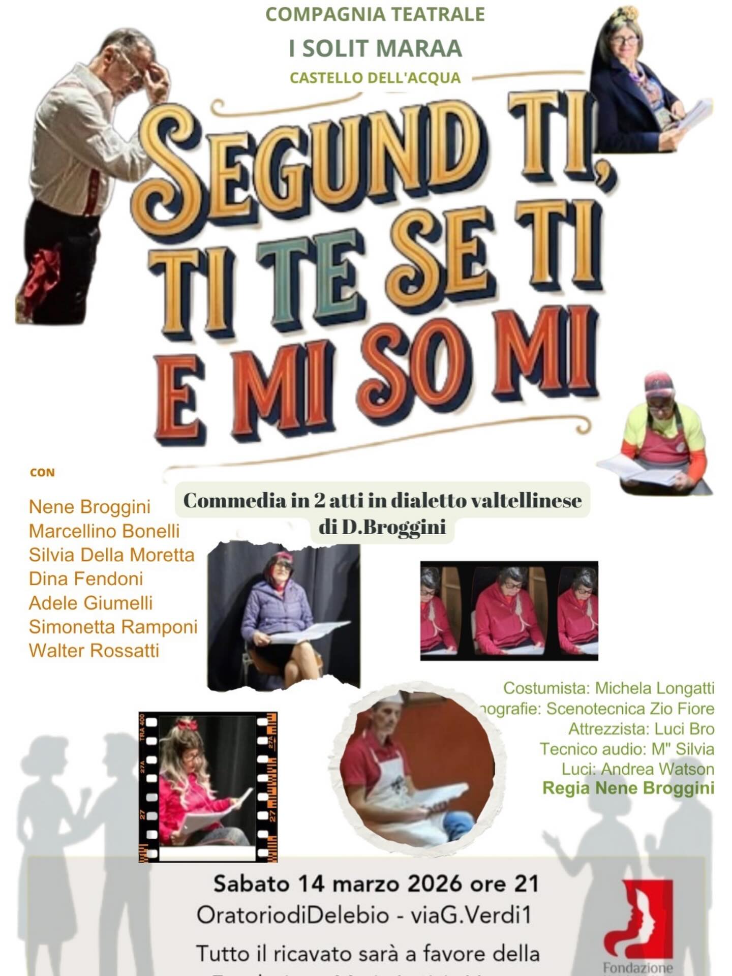 spettacolo teatrale a Delebio