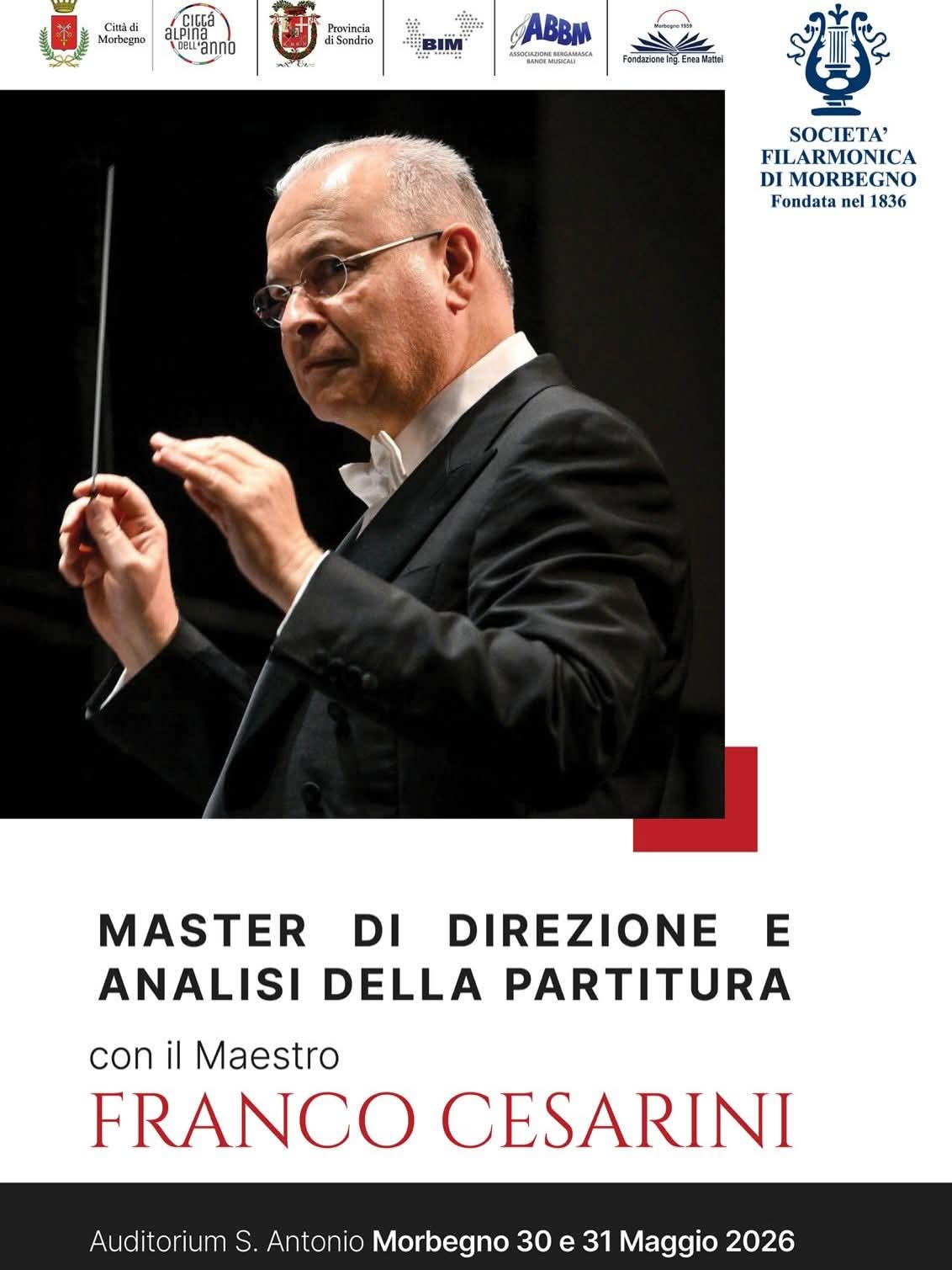 Master di partitura e concerto