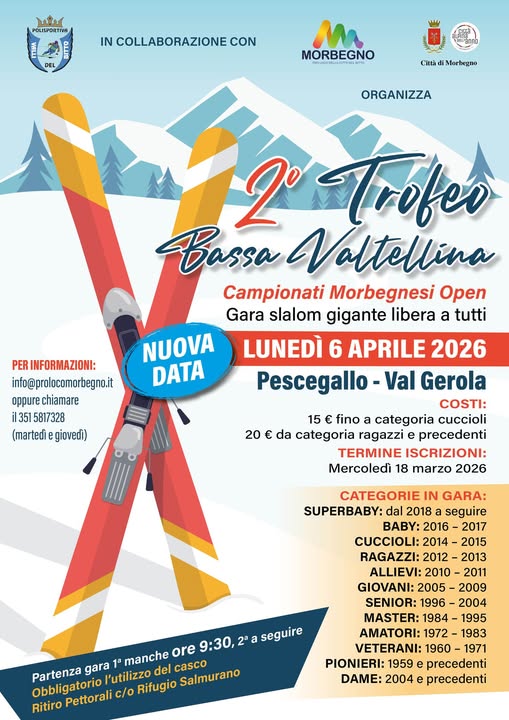 Open morbegnesi a Pescegallo