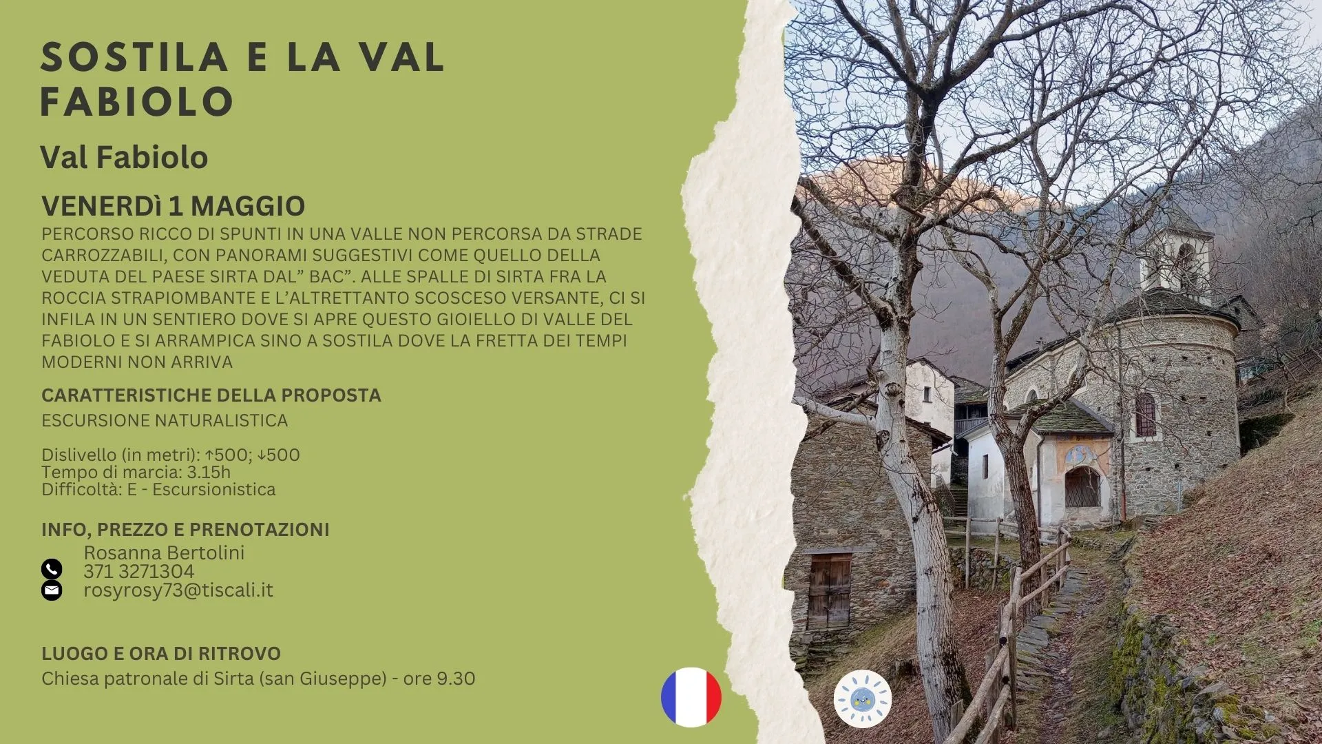 escursione naturalistica a Sostila