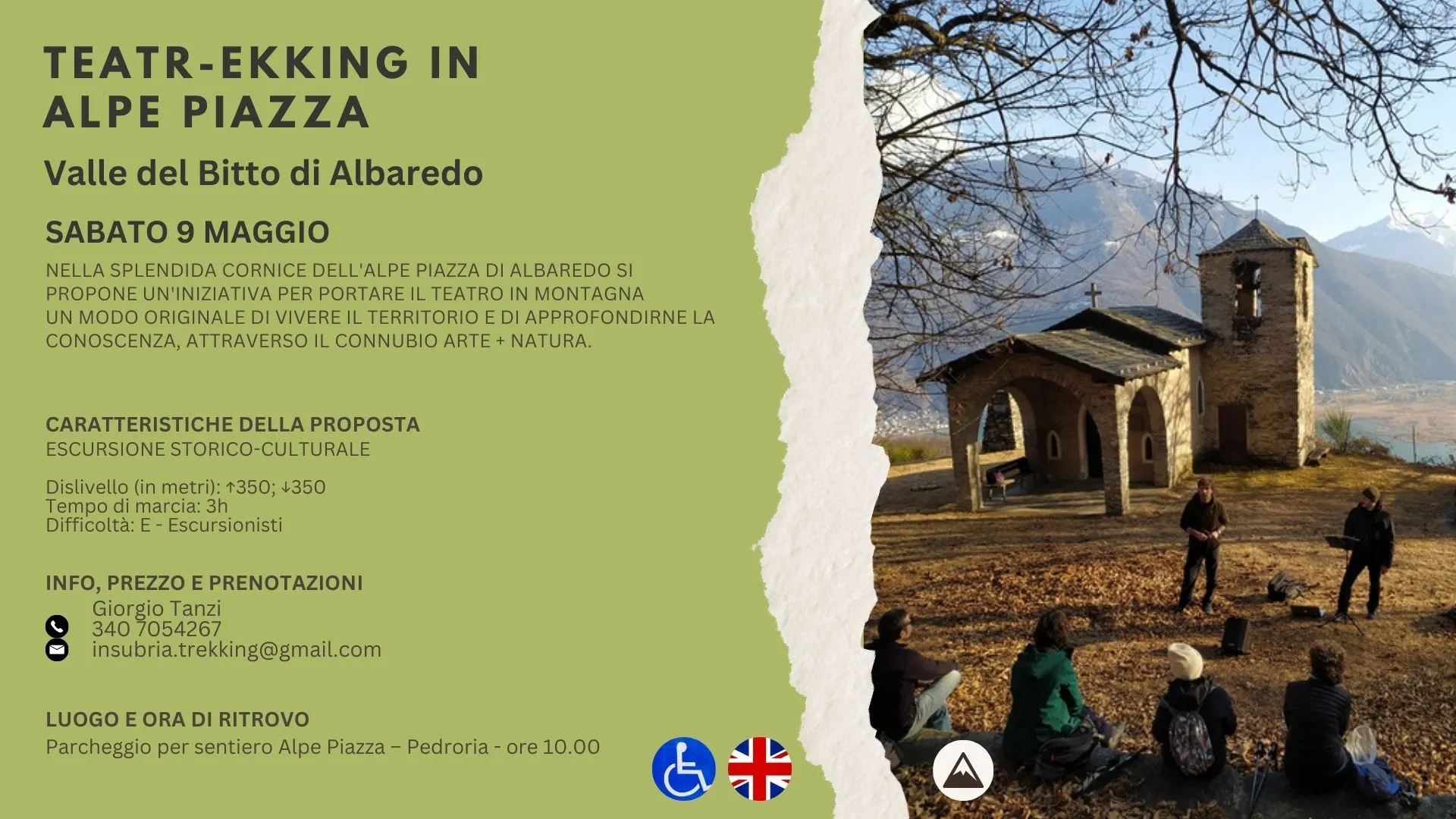 escursione e teatro all'Alpe Piazza