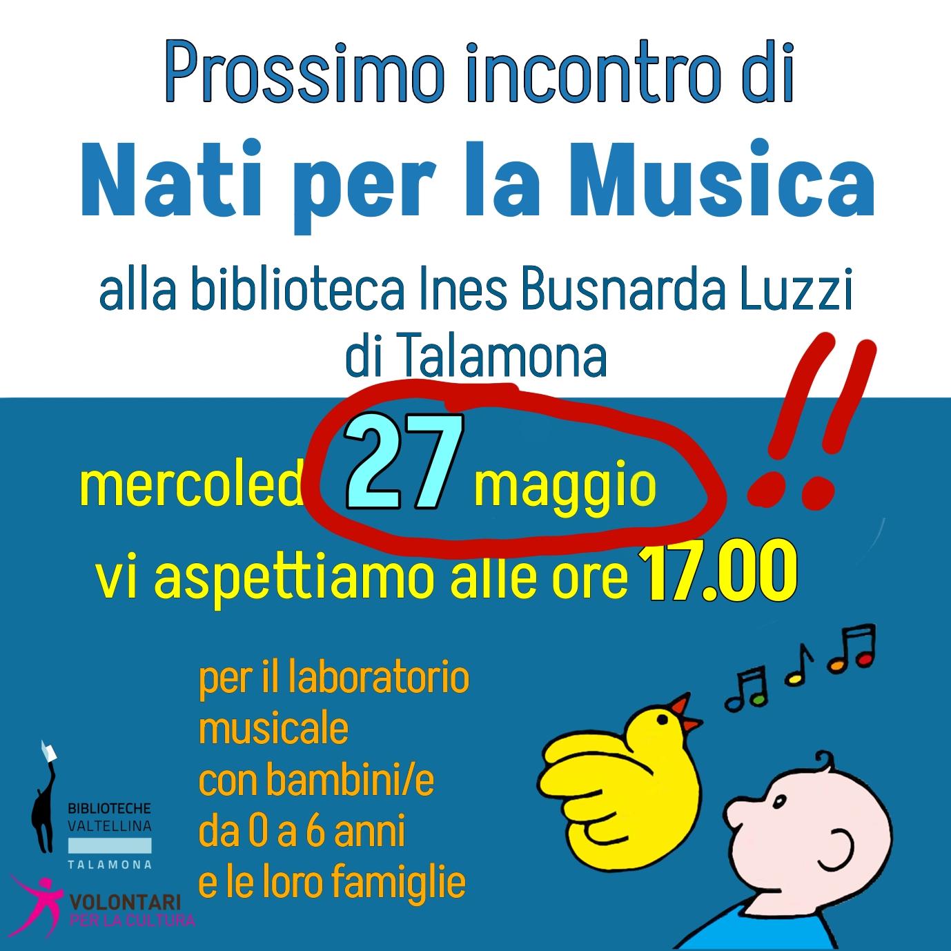 nati per la musica 27 maggio