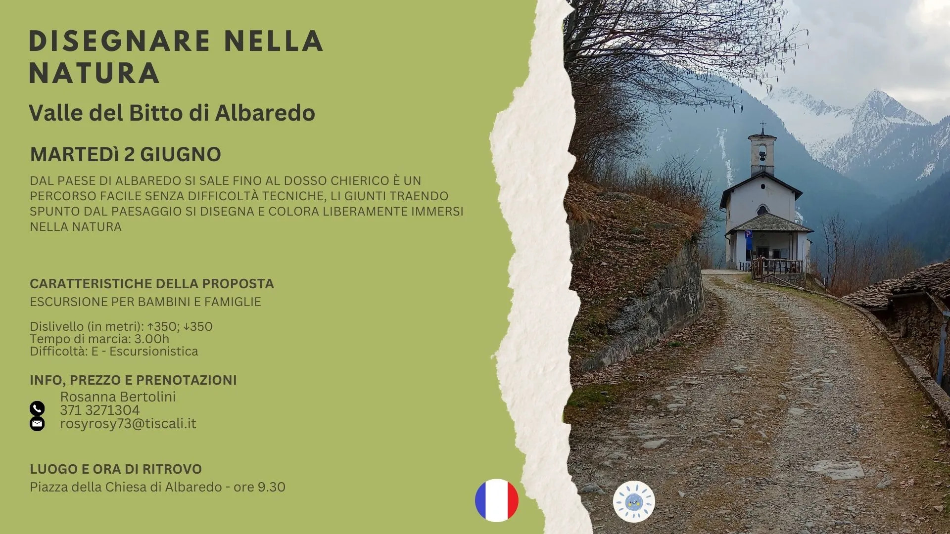 Escursione per famiglie a Dosso Chierico