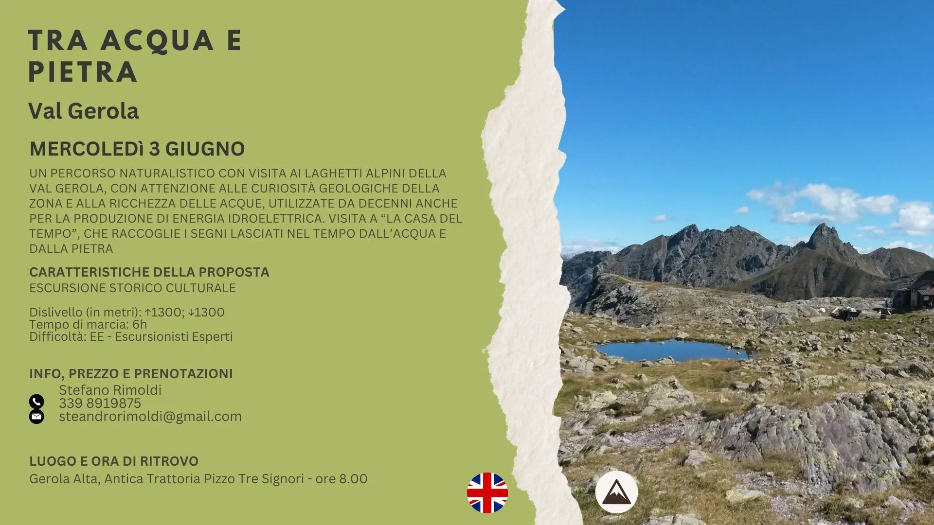 Passeggiata in Valgerola, adatto ad escursionisti esperti