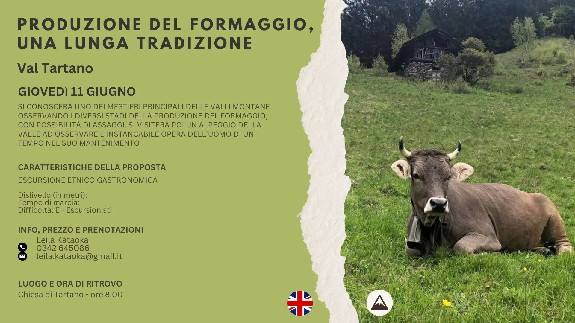 Escursione etnico gastronomica in Val Tartano