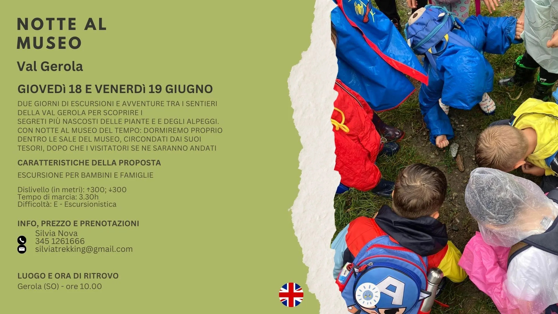 Escursione per famiglie in Valgerola