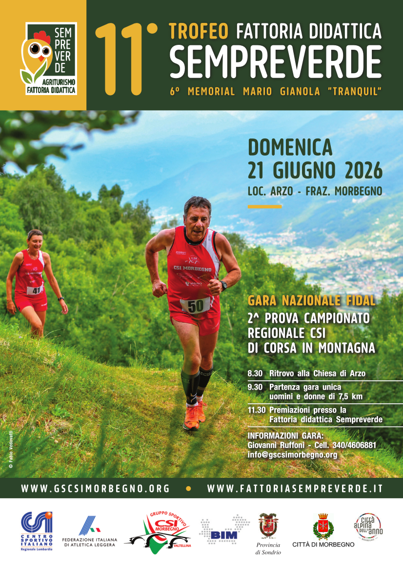 6° memorial Mario Gianola “Tranquil”.