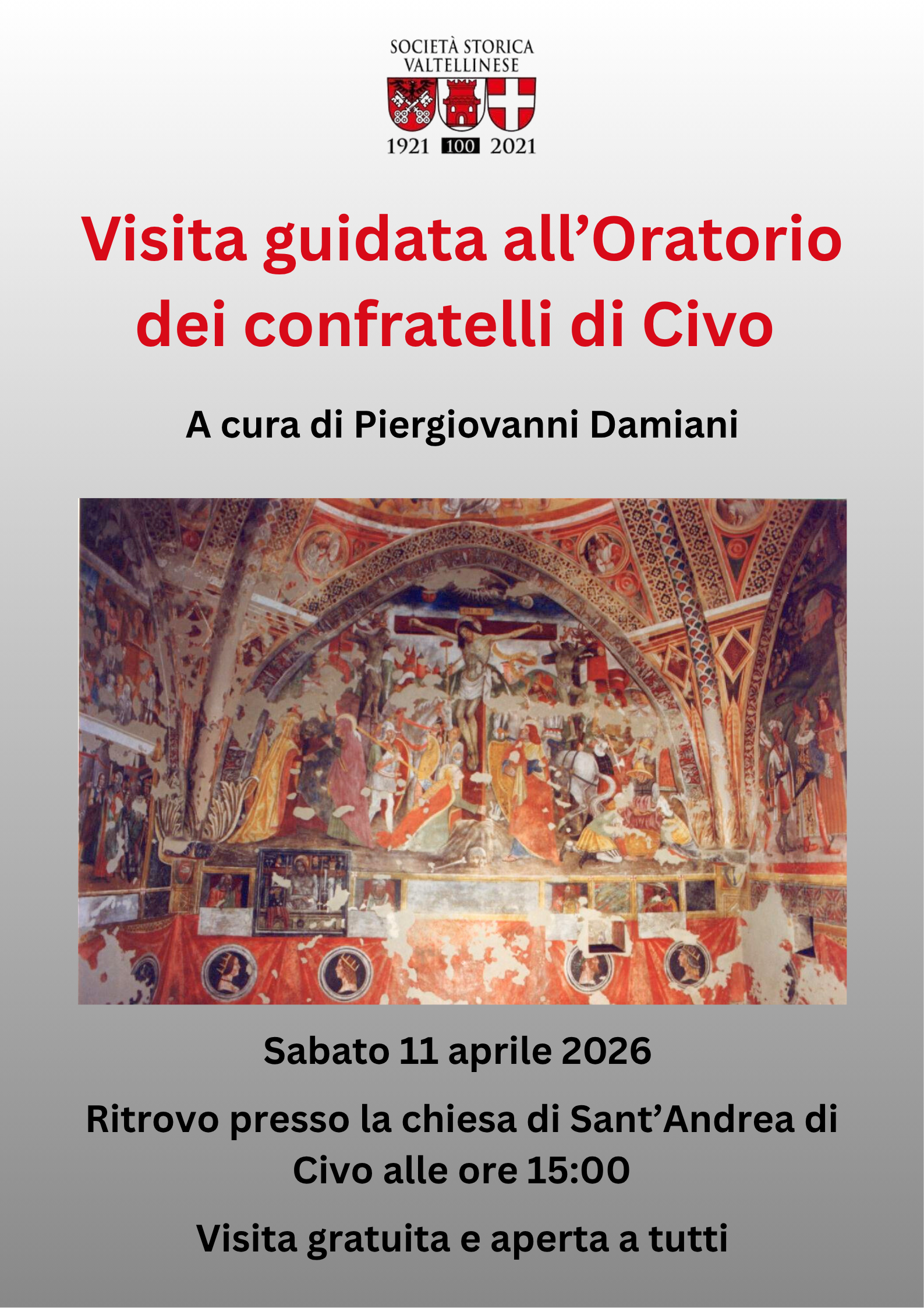 Visita guidata alla chiesa di Sant'Andrea di Civo