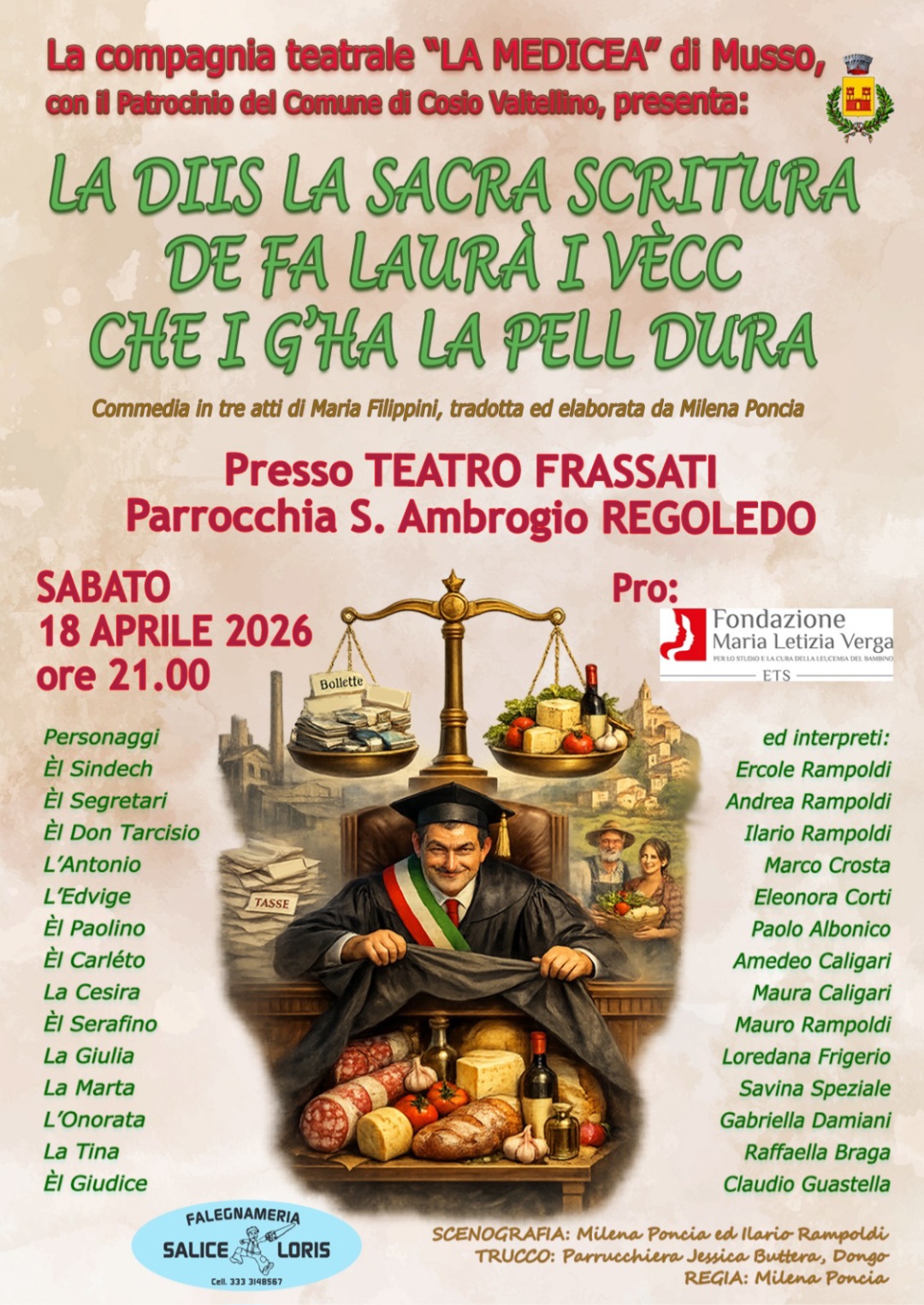 Commedia in dialetto a Regoledo