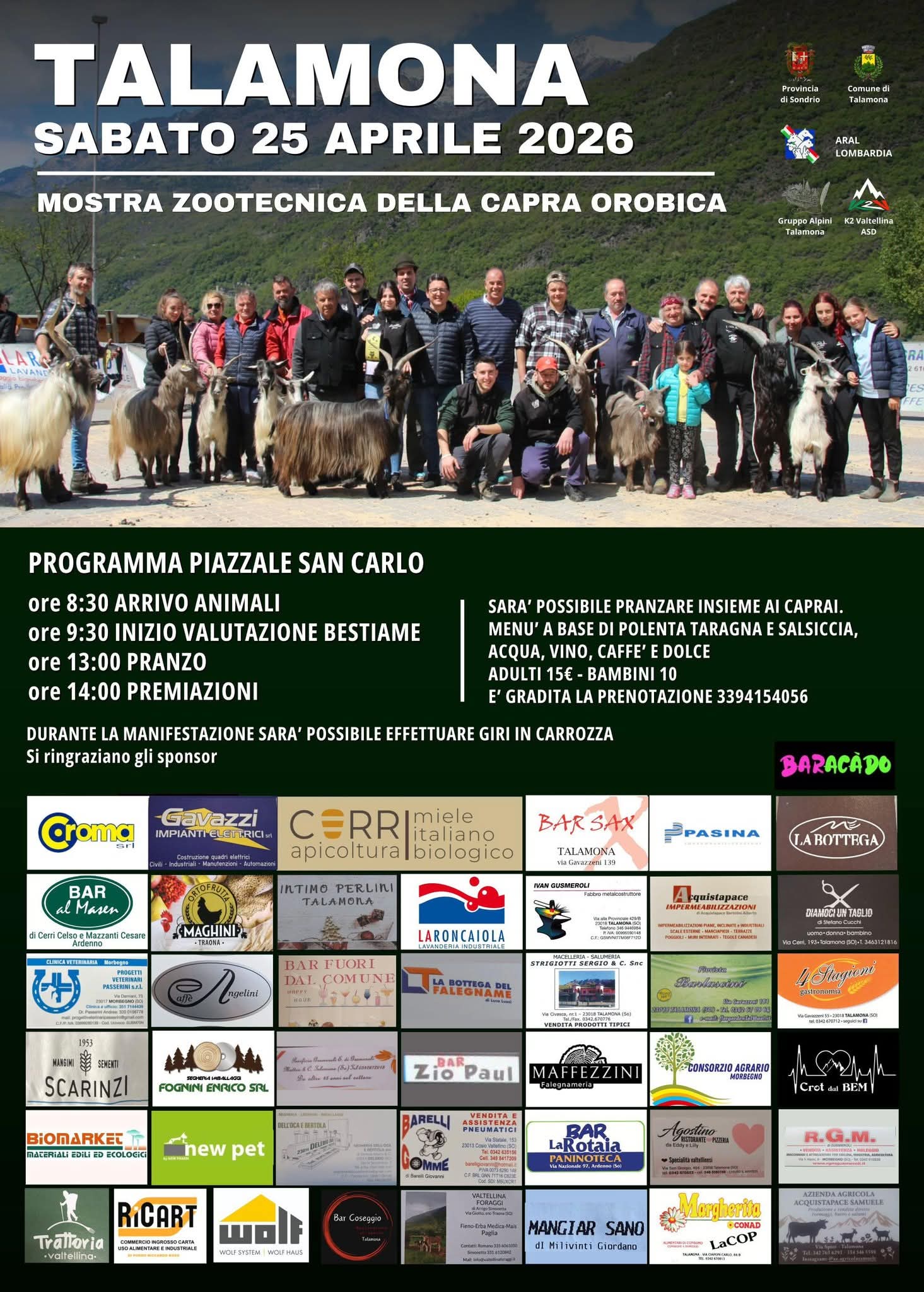 Mostra zootecnica della capra orobica