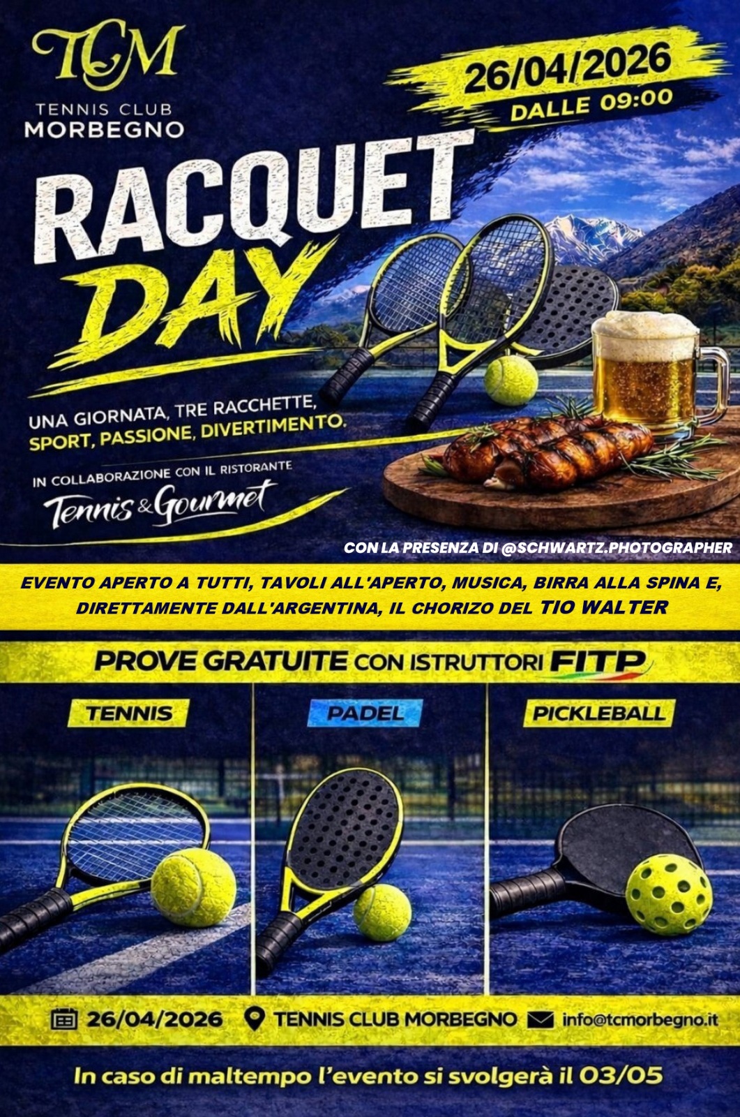 Una giornata di sport e passione al tennis Club di Morbegno