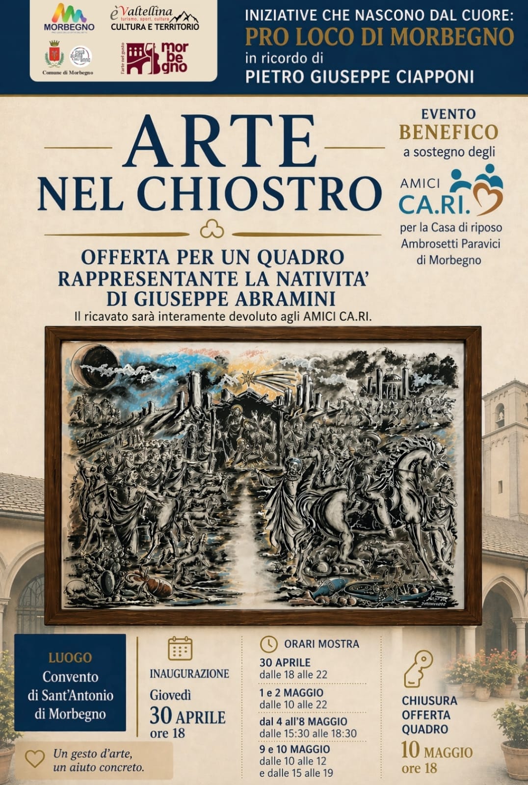 Arte nel Chiostro - Quadro Natività